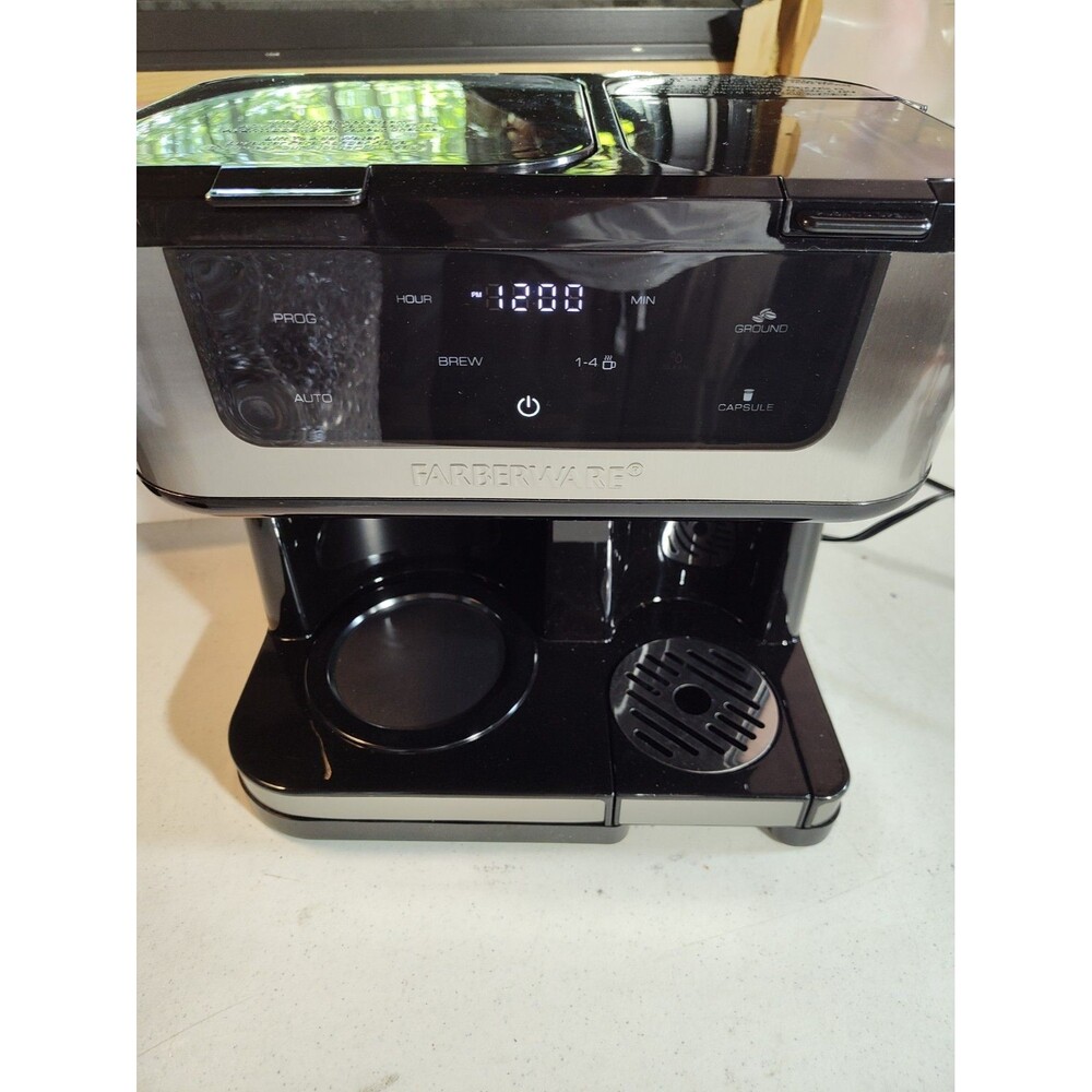New Inbox Farberware Dual Brew Coffee Maker W/ Touch Screen And Keurig Pods 1150